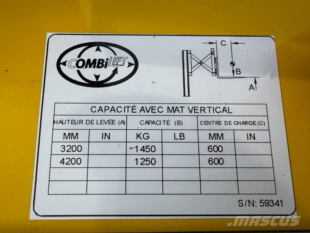 Combilift / AMLIFT WR4 – 1500, 109 hours! Electric forklifts
