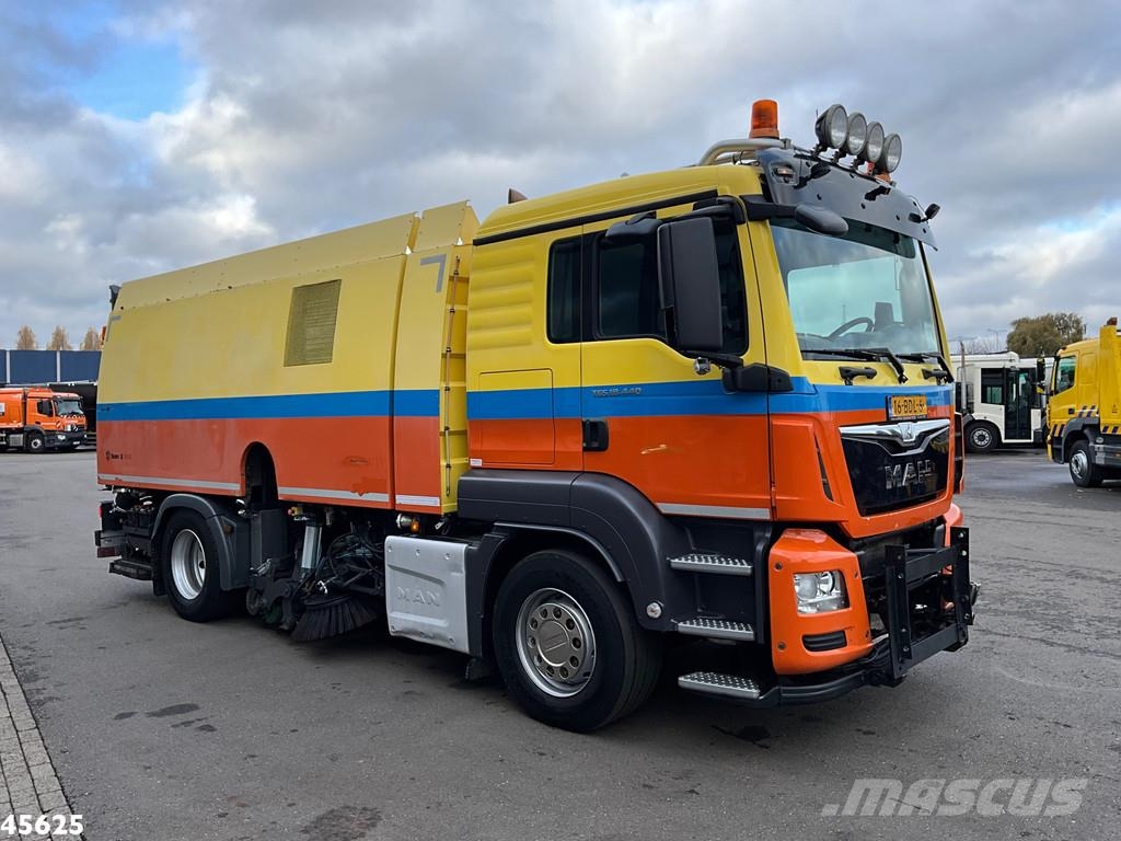 MAN TGS 18.440 Euro 6 Beam S9000 Wegdekreiniger links Sweeper trucks
