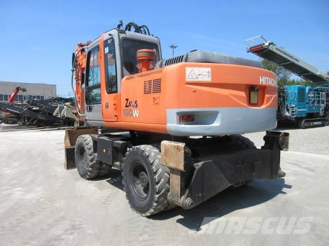 Hitachi ZX 160 W Gumikerekes kotrók