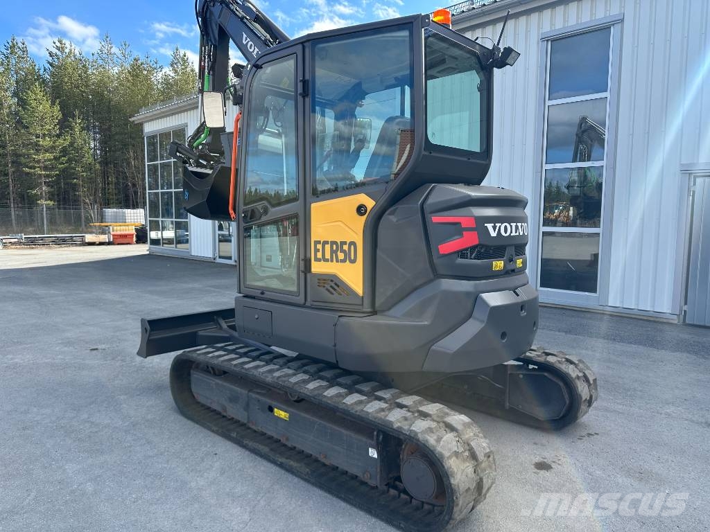 Volvo ECR50F ECR50 F grävmaskin rotortilt etc 725.000+m Miniescavatori