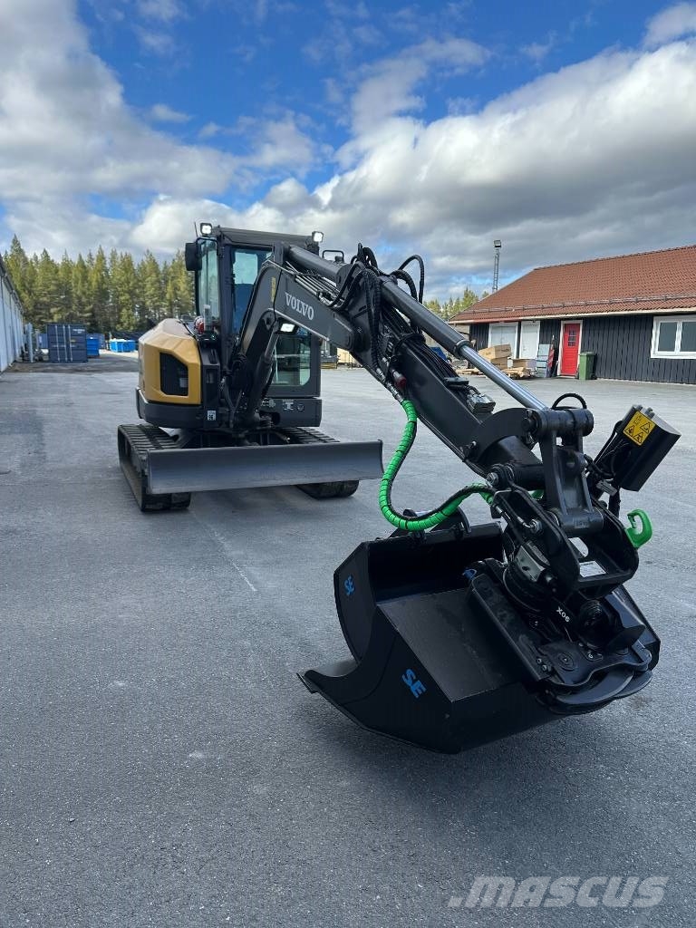 Volvo ECR50F ECR50 F grävmaskin rotortilt etc 725.000+m Miniescavatori