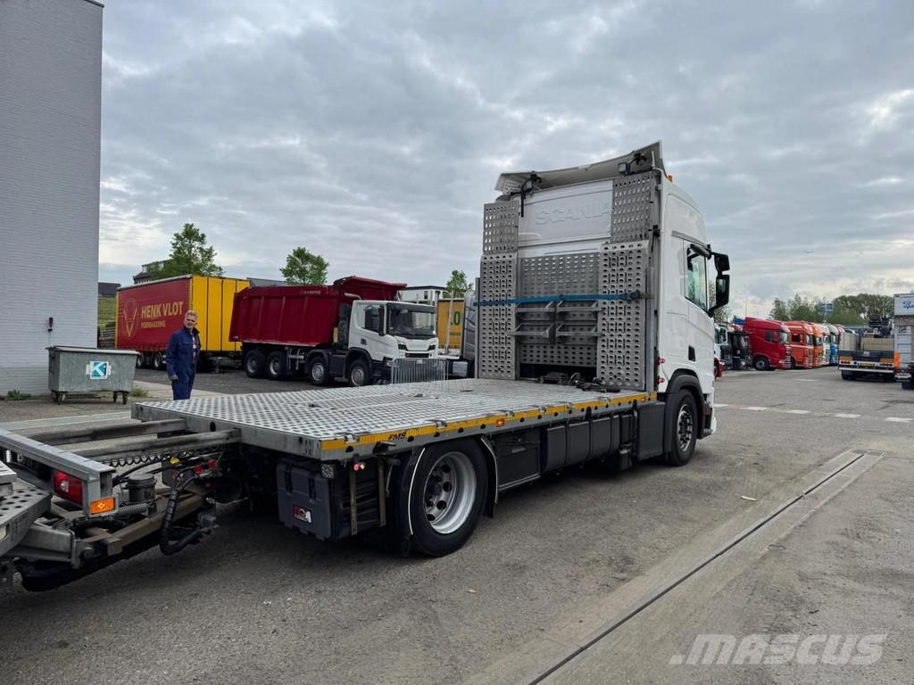 Scania R540 4X2 EURO 6 - 1 METER EXTENDABLE + FMS DIEPLAD Camiones de cama baja