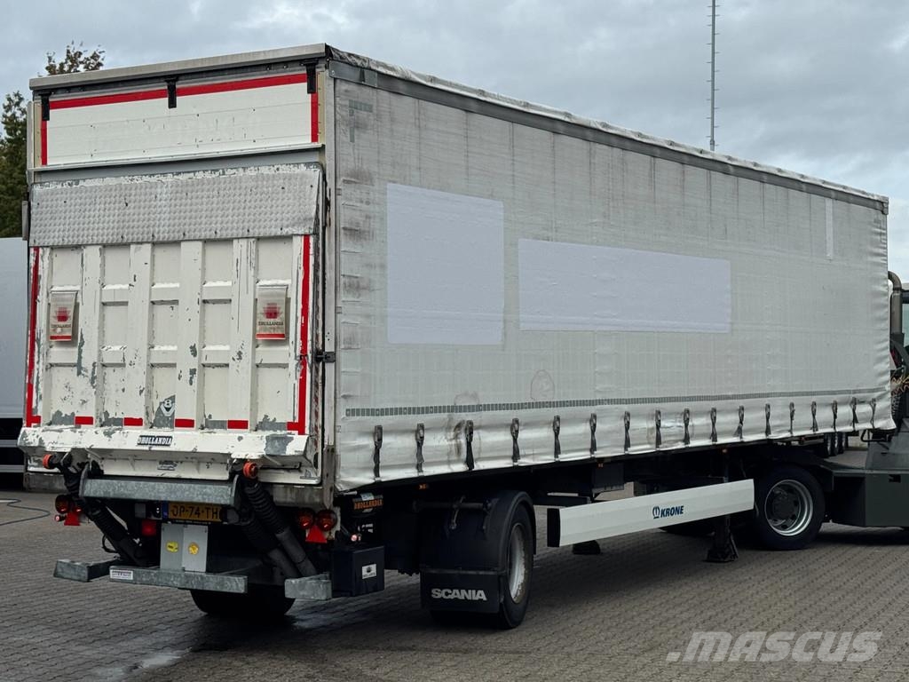 Krone City / Schuifzeil-Dak / 2500kg Laadklep / Stuur-as Schuifzeilen
