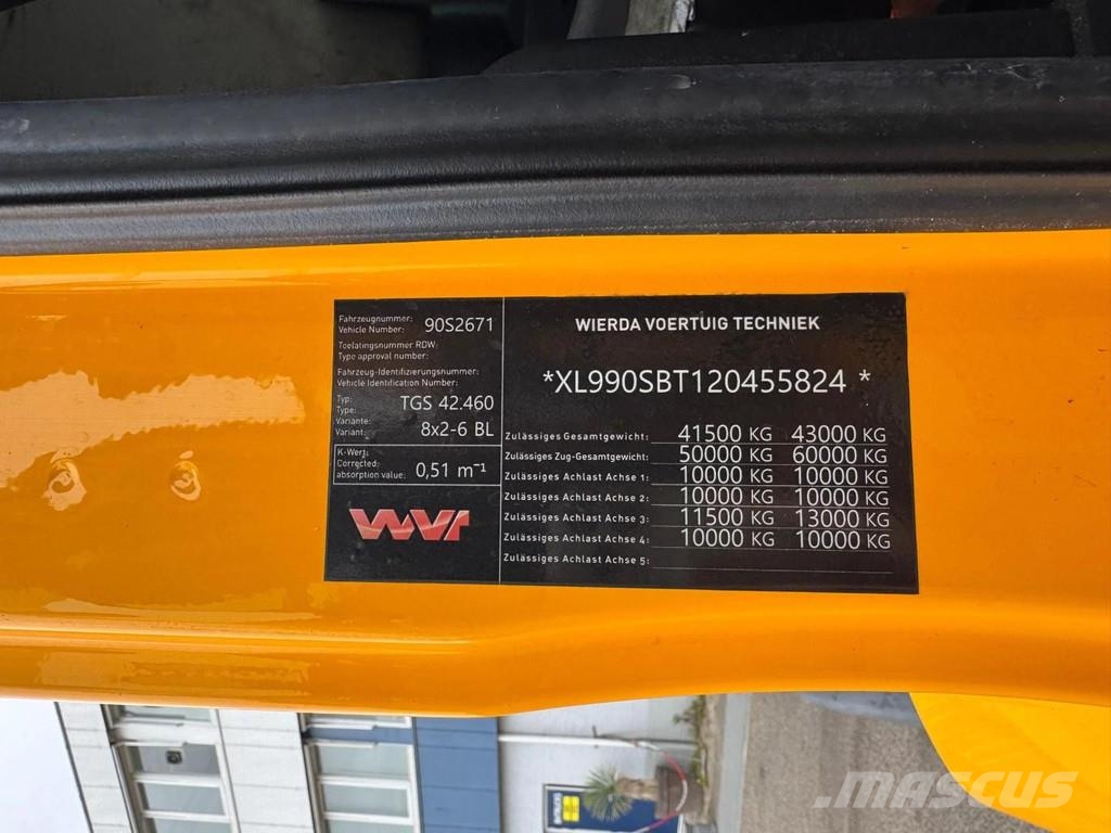 MAN TGS 42.460 8X2 EURO 6 KIPPER Kipper