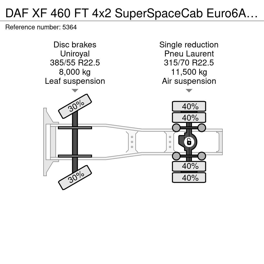 DAF XF 460 FT 4x2 SuperSpaceCab Euro6A - Double Tank - Camiones tractor