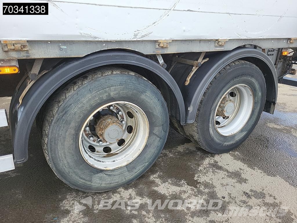 Renault Premium 410 6X4 HIAB 166 S DUO Crane Kran Steel su Platformos/ Pakrovimas iš šono