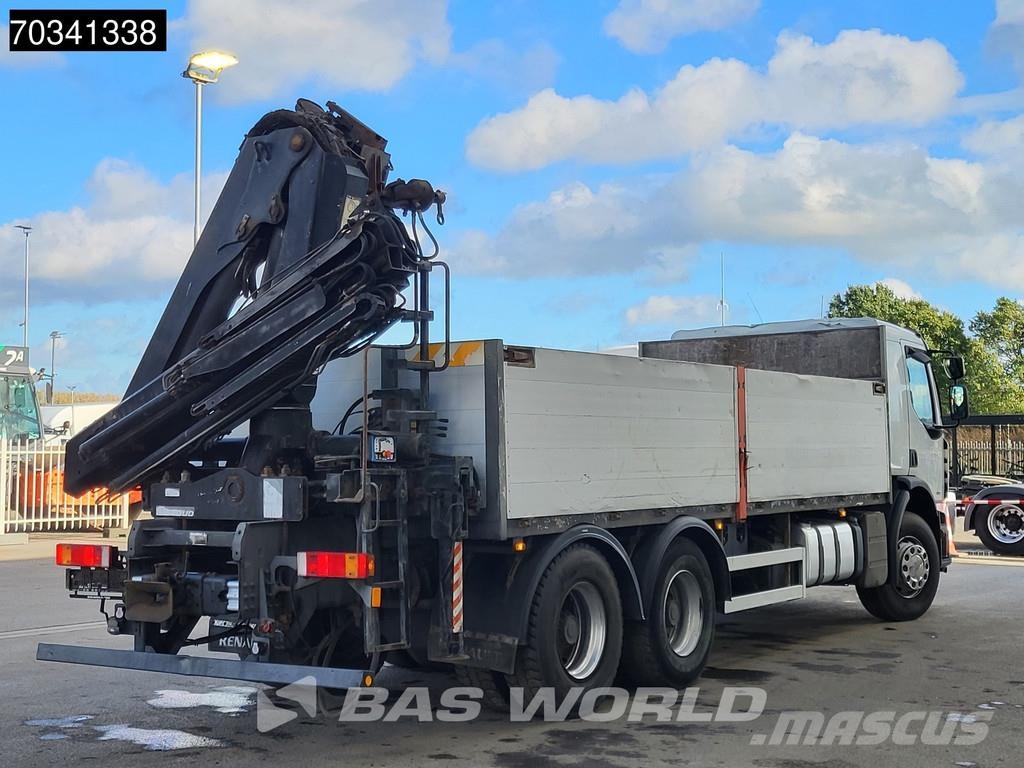 Renault Premium 410 6X4 HIAB 166 S DUO Crane Kran Steel su Tovornjaki s kesonom/platojem