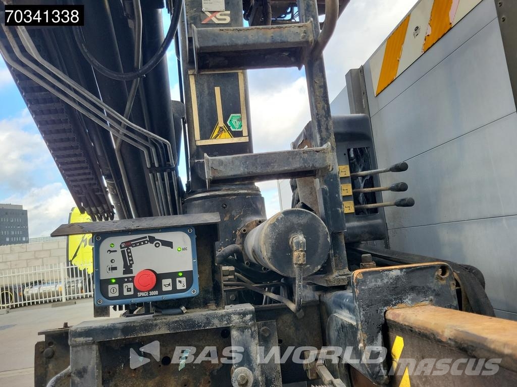 Renault Premium 410 6X4 HIAB 166 S DUO Crane Kran Steel su Platformos/ Pakrovimas iš šono