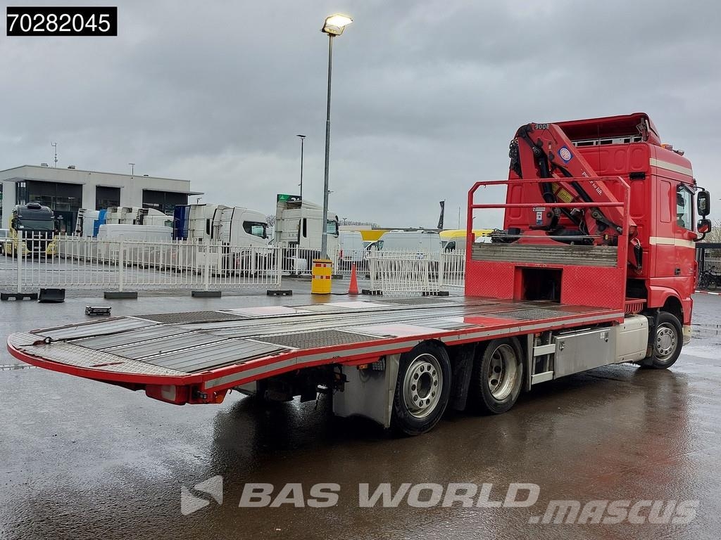 DAF XF 440 6X2 NL-Truck Transporter HMF 900-K2 Kran Wi Planbiler