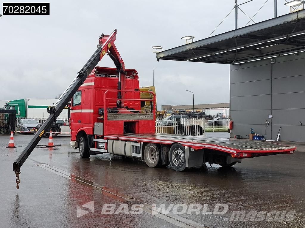 DAF XF 440 6X2 NL-Truck Transporter HMF 900-K2 Kran Wi Planbiler