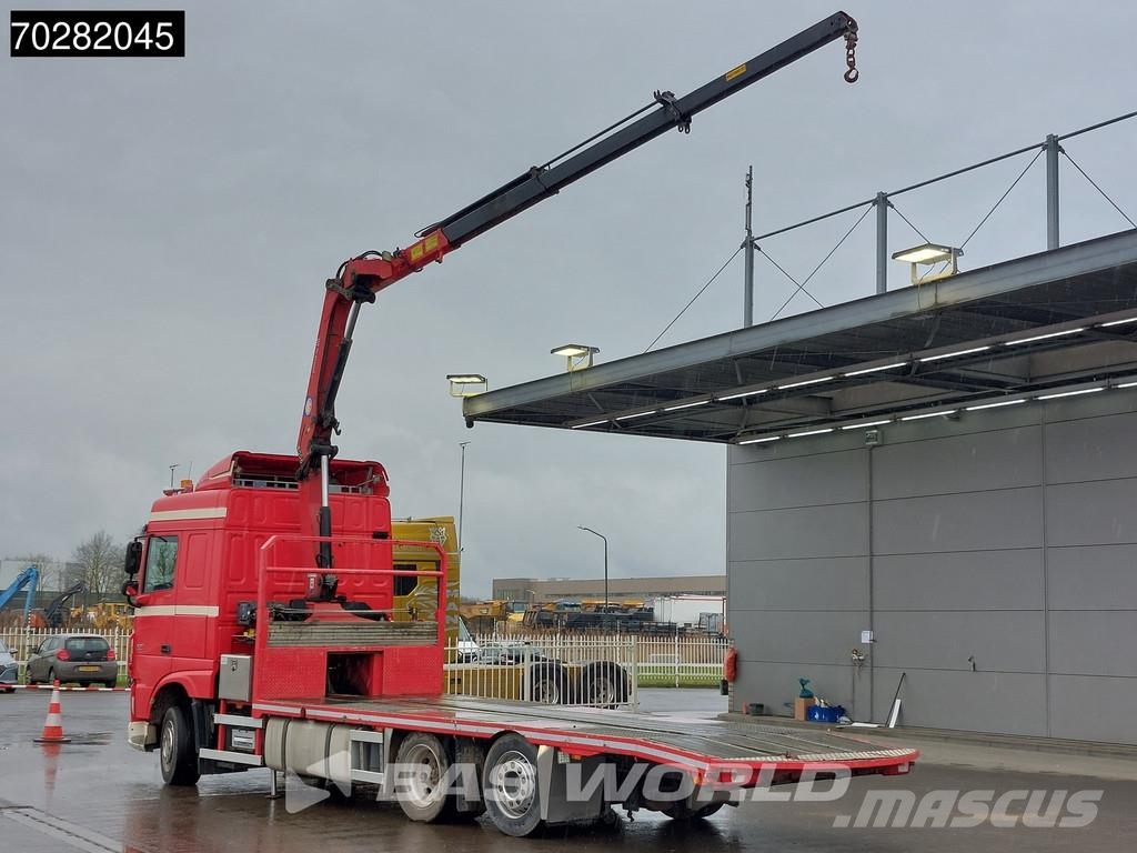 DAF XF 440 6X2 NL-Truck Transporter HMF 900-K2 Kran Wi Planbiler