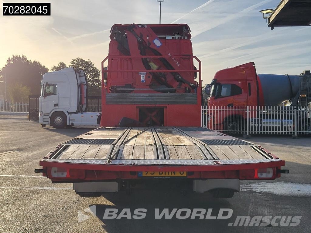 DAF XF 440 6X2 NL-Truck Transporter HMF 900-K2 Kran Wi Lava-kuorma-autot