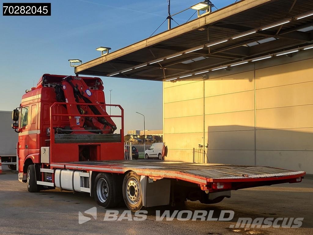 DAF XF 440 6X2 NL-Truck Transporter HMF 900-K2 Kran Wi Planbiler