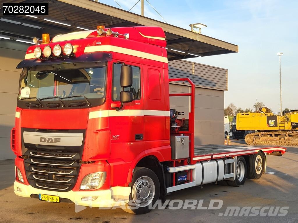 DAF XF 440 6X2 NL-Truck Transporter HMF 900-K2 Kran Wi Planbiler