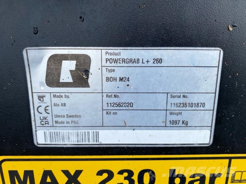 Alö-Quicke Powergrab L+ 260 Other farming machines