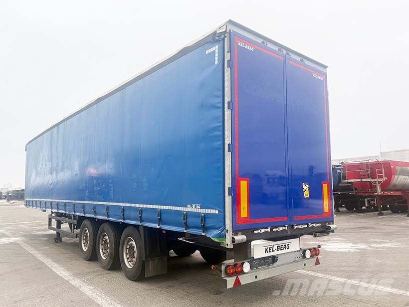 Kel-Berg Curtainsider / Planenauflieger Semirremolques de caja de lona