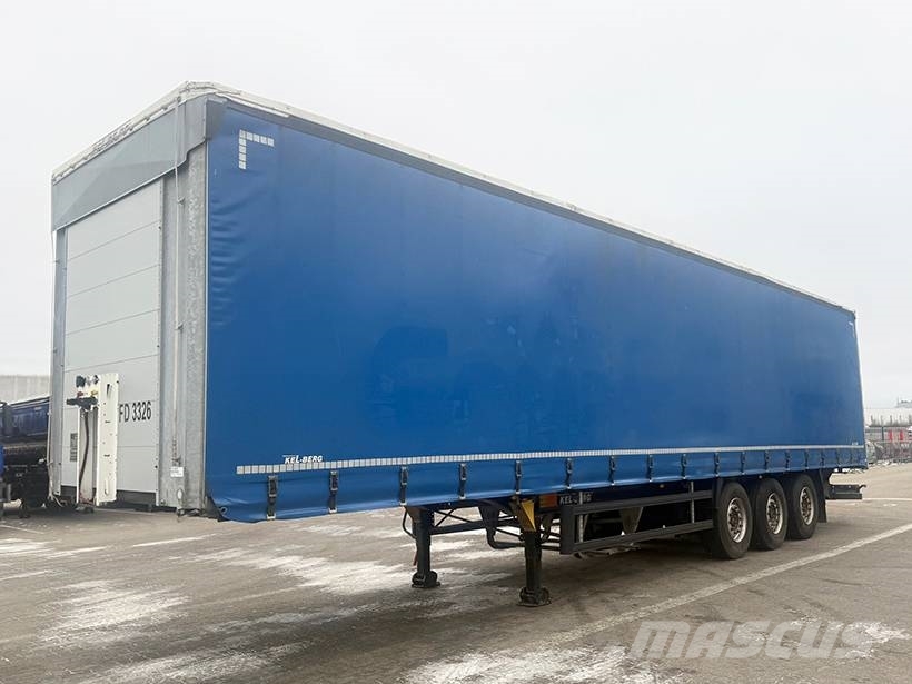 Kel-Berg Curtainsider / Planenauflieger Semirremolques de caja de lona