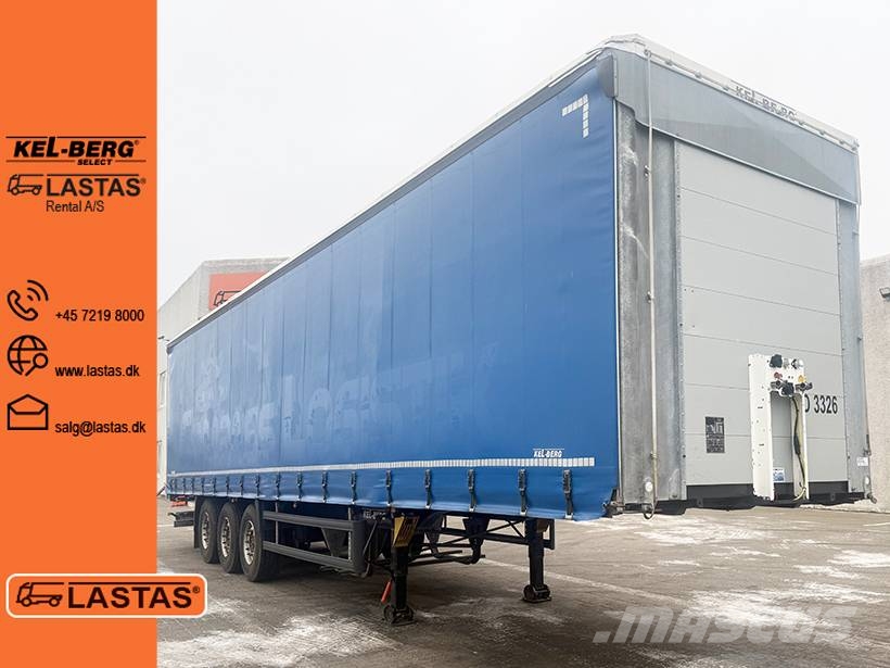 Kel-Berg Curtainsider / Planenauflieger Semirremolques de caja de lona