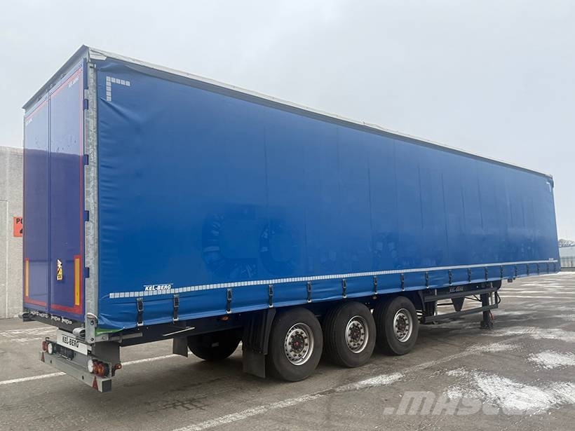 Kel-Berg Curtainsider / Planenauflieger Semirremolques de caja de lona