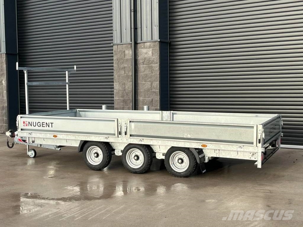Nugent F4920T Tri Axle Flatbed Trailer مقطوروات مسطحة/مفصلية الجوانب
