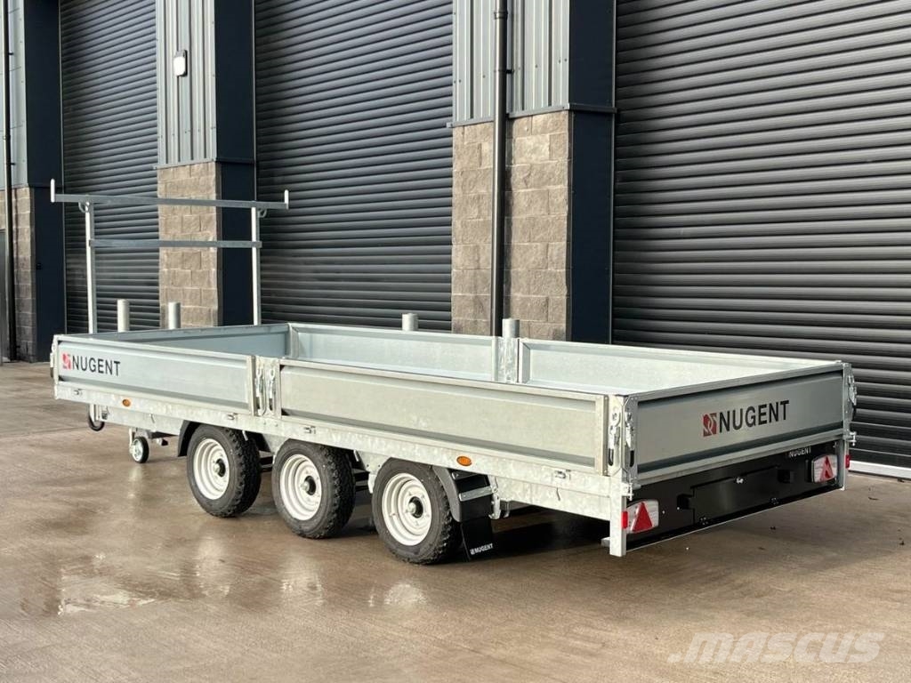 Nugent F4920T Tri Axle Flatbed Trailer مقطوروات مسطحة/مفصلية الجوانب