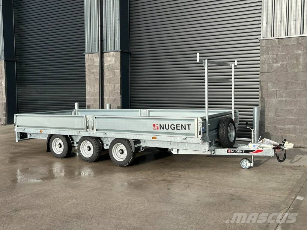 Nugent F4920T Tri Axle Flatbed Trailer مقطوروات مسطحة/مفصلية الجوانب