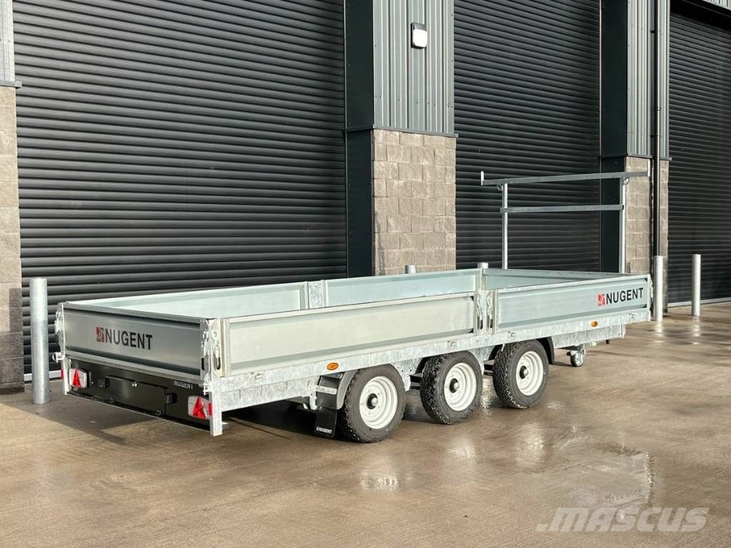 Nugent F4920T Tri Axle Flatbed Trailer مقطوروات مسطحة/مفصلية الجوانب