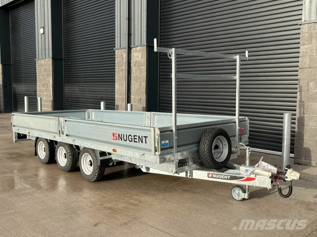 Nugent F4920T Tri Axle Flatbed Trailer مقطوروات مسطحة/مفصلية الجوانب