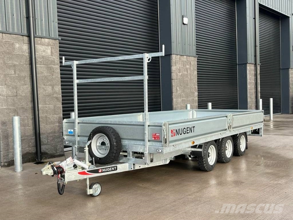 Nugent F4920T Tri Axle Flatbed Trailer مقطوروات مسطحة/مفصلية الجوانب