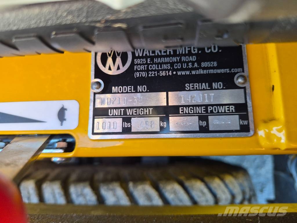 Walker D21 d Traktorklippere