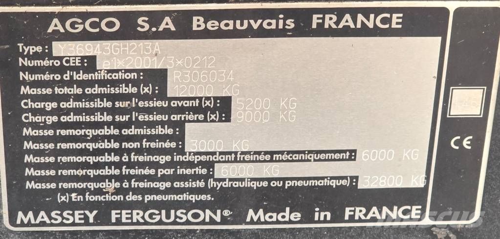 Massey Ferguson 7495 Dyna Vt Traktorer