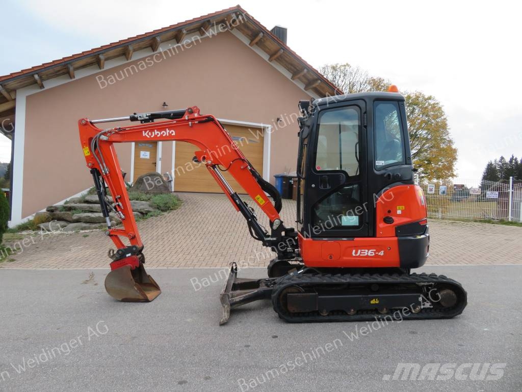 Kubota U 36-4 Mini bagri <7t