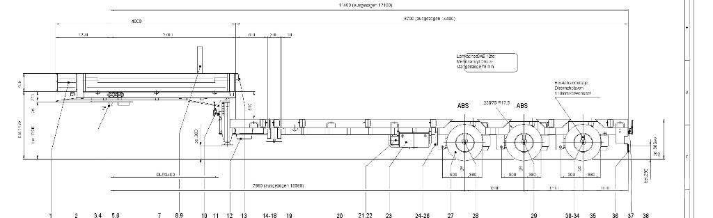 Goldhofer STZ-L3 Tieflader ausziehbar • 30t Nutzlast • MwSt Semirimorchi Ribassati