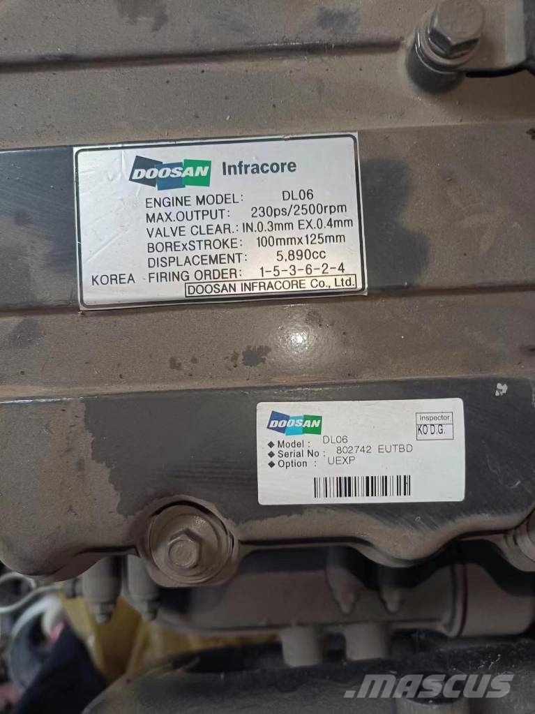 Doosan DL06 engine for Daewoo bus Motores