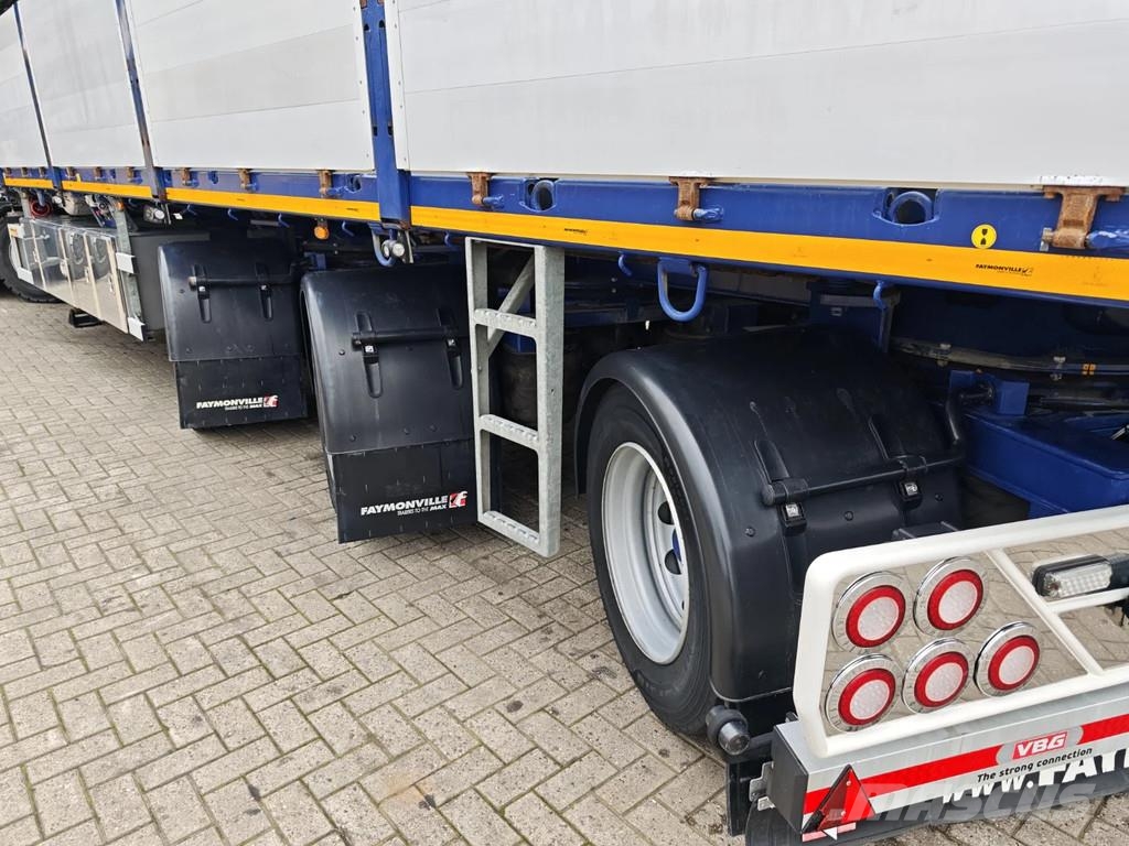 Faymonville F-S43-1AAF 2 x Extandable Powersteering 12 tons Ax Flatbed/Dropside semi-trailers