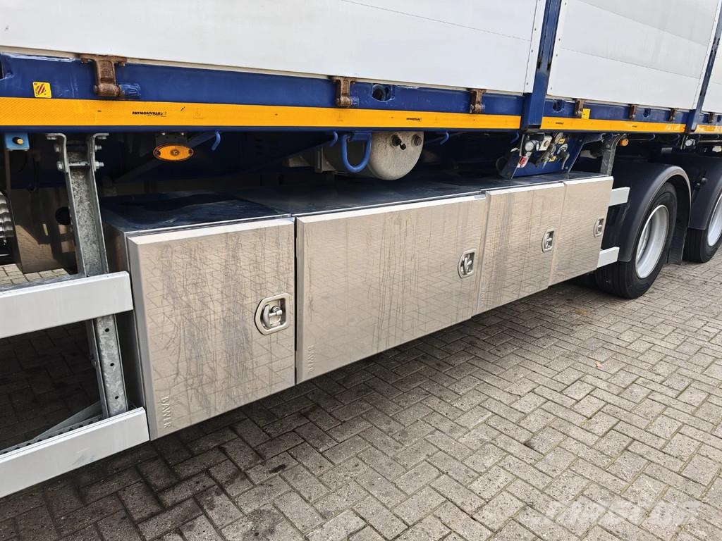 Faymonville F-S43-1AAF 2 x Extandable Powersteering 12 tons Ax Flatbed/Dropside semi-trailers