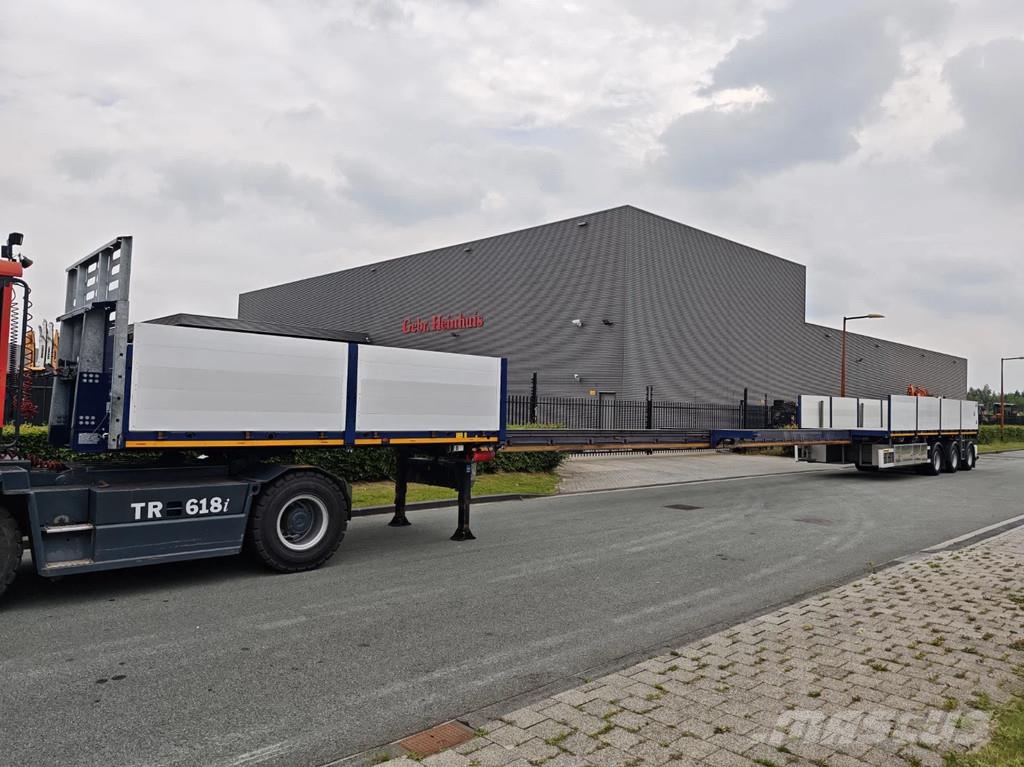 Faymonville F-S43-1AAF 2 x Extandable Powersteering 12 tons Ax Flatbed/Dropside semi-trailers