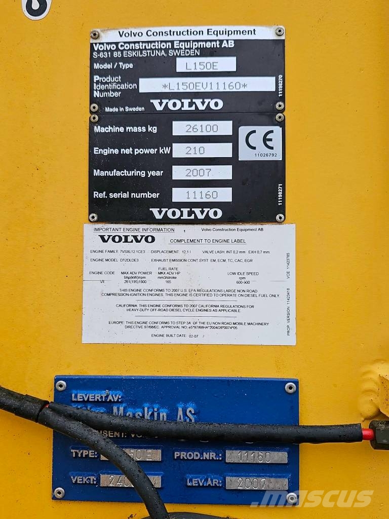 Volvo L 150 E Hjullastere