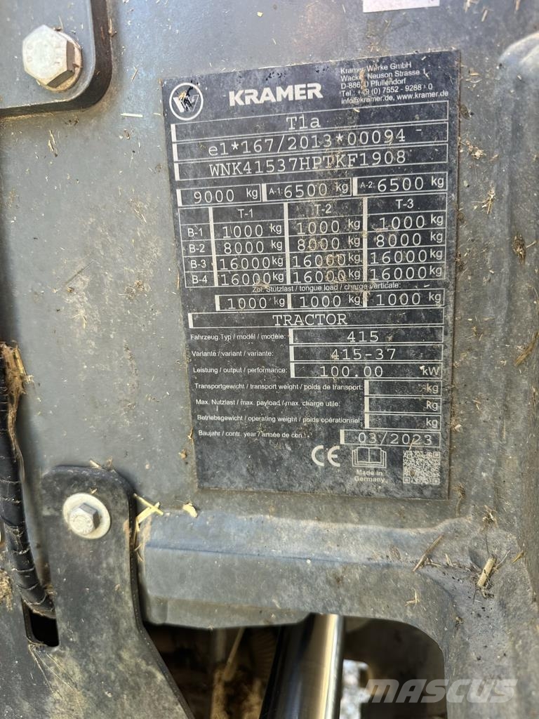 Kramer KT 407 Manipuladores telescópicos agrícolas