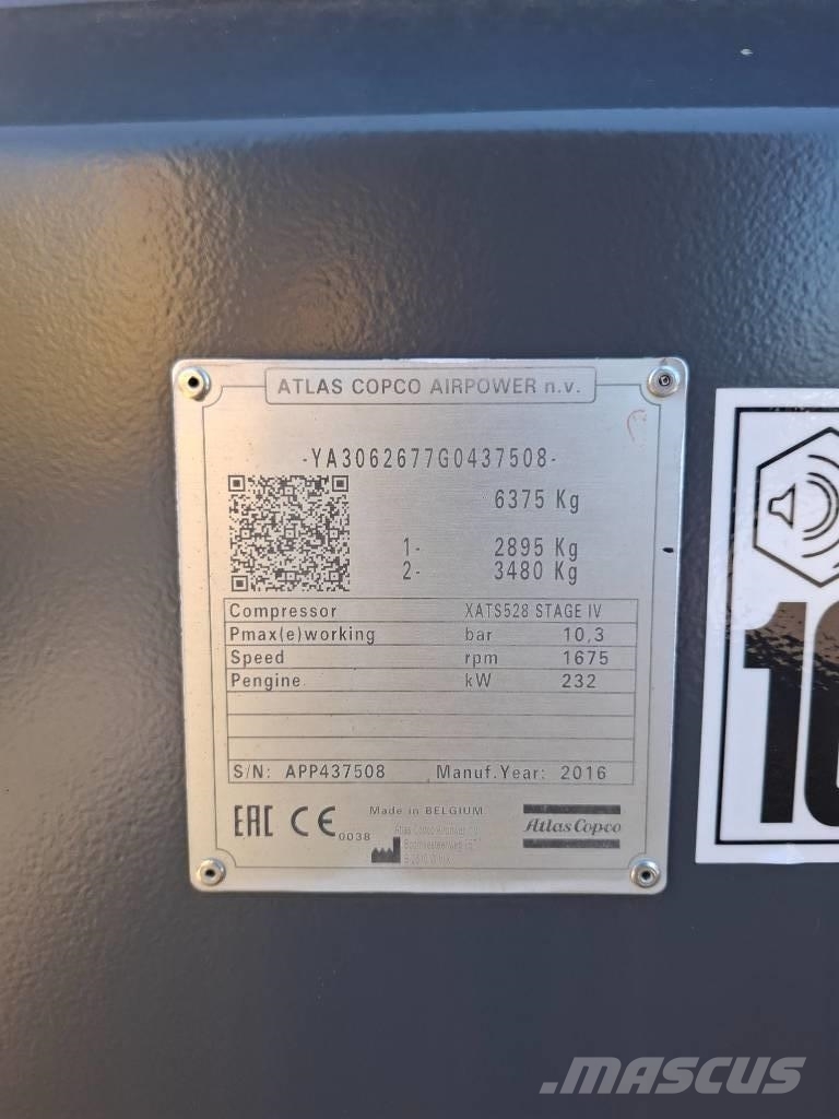 Atlas Copco XATS528 Компресори