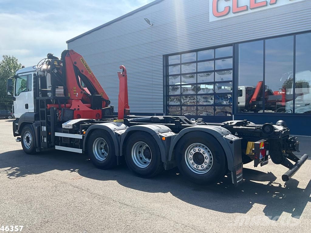 MAN TGS 32.440 8x4 Palfinger 24 Tonmeter laadkraan Camion cu carlig de ridicare