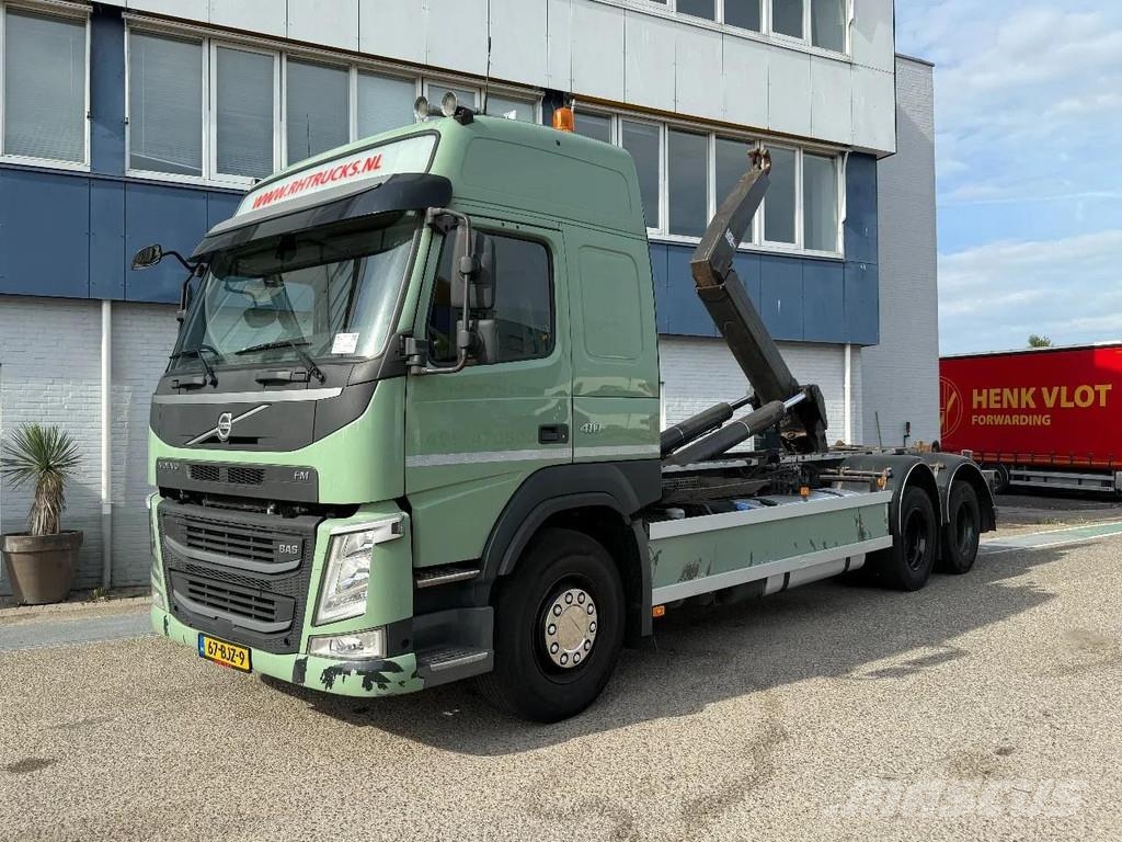 Volvo FM 410 6X2 EURO 6 VDL 21T HOOK Camiones elevadores de gancho