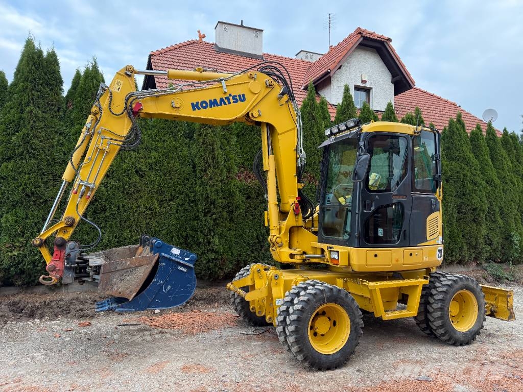 Komatsu PW 98 MR-8 Колісні екскаватори