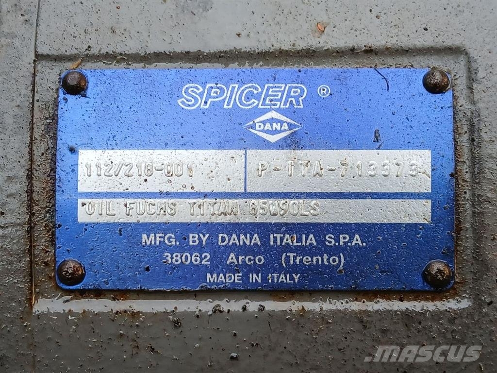 Atlas AR85-Dana Spicer 112/218-Axle/Achse/As Akselit