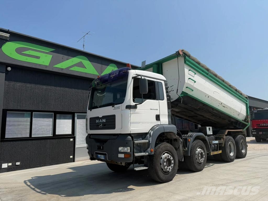 MAN 41.430 TGA Wechsel BETON + KIPPER 40Ton 8x4 Camiones bañeras basculantes o volquetes