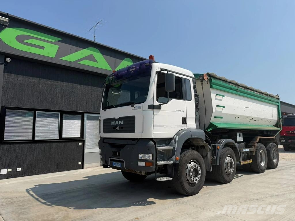 MAN 41.430 TGA Wechsel BETON + KIPPER 40Ton 8x4 Camiones bañeras basculantes o volquetes