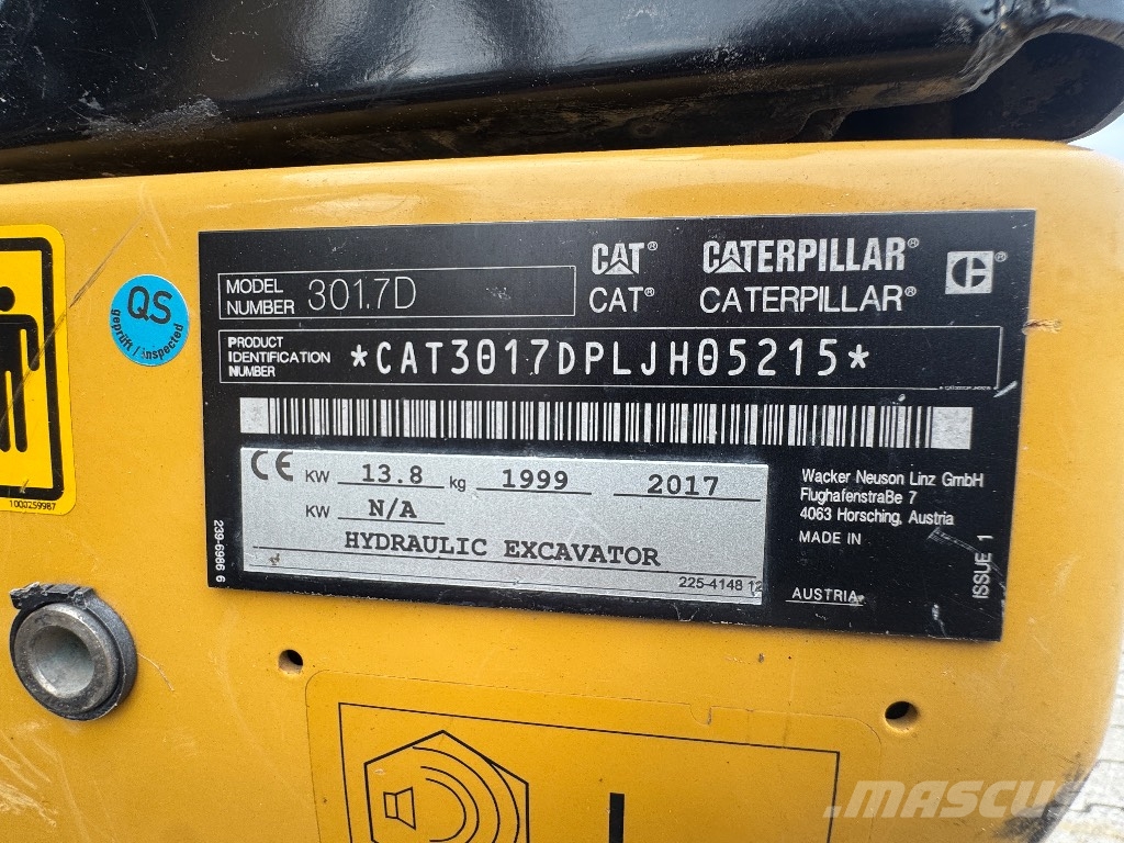 CAT 301.7 D Minigravemaskiner