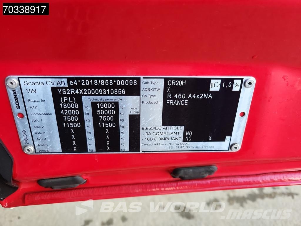 Scania R460 4X2 Retarder 2x Tanks ACC Alcoa's Tracteur routier