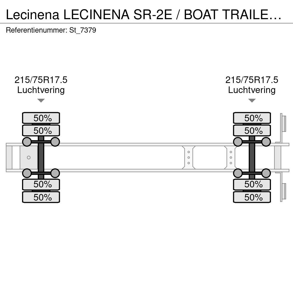Lecinena SR-2E / BOAT TRAILER / EXTENDABLE Diepladers