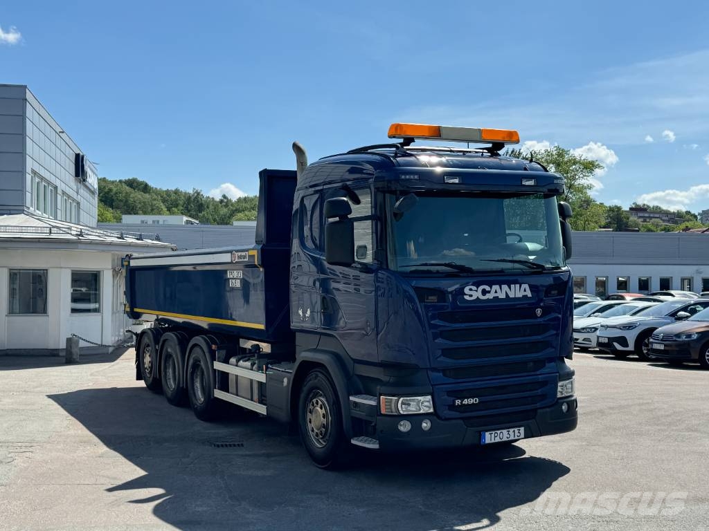 Scania R490lb8x4*4hnb Bañeras basculantes usadas